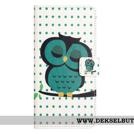 Folio Deksel Xiaomi Redmi Note 14 4g Sovende Ugle
