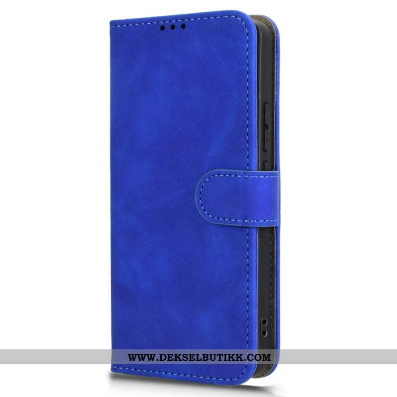 Folio Deksel Xiaomi Redmi Note 14 5g Klassisk Semsket Skinneffekt Beskyttelse Deksel