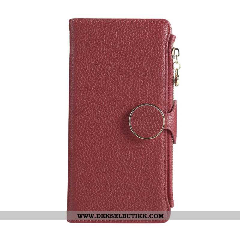 Folio Deksel Xiaomi Redmi Note 14 5g Lommebok I Retrostil