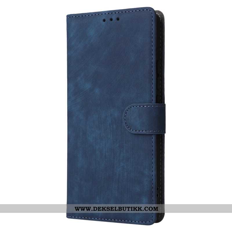 Folio Deksel Xiaomi Redmi Note 14 5g Rfid-beskyttelse Med Semsket Skinneffekt