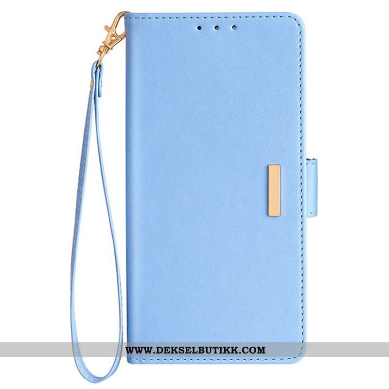 Folio Deksel Xiaomi Redmi Note 14 5g Rfid-blokkeringsteknologi Gullspenne