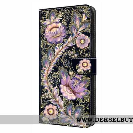 Folio Deksel Xiaomi Redmi Note 14 Pro 4g Blomstervintage