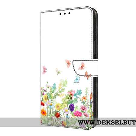 Folio Deksel Xiaomi Redmi Note 14 Pro 4g Blomstrende Eng