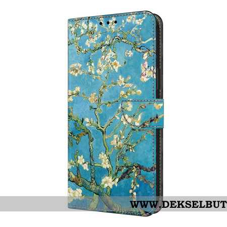 Folio Deksel Xiaomi Redmi Note 14 Pro 4g Hvite Grener