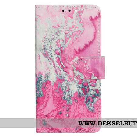 Folio Deksel Xiaomi Redmi Note 14 Pro 4g Rosa Marmor