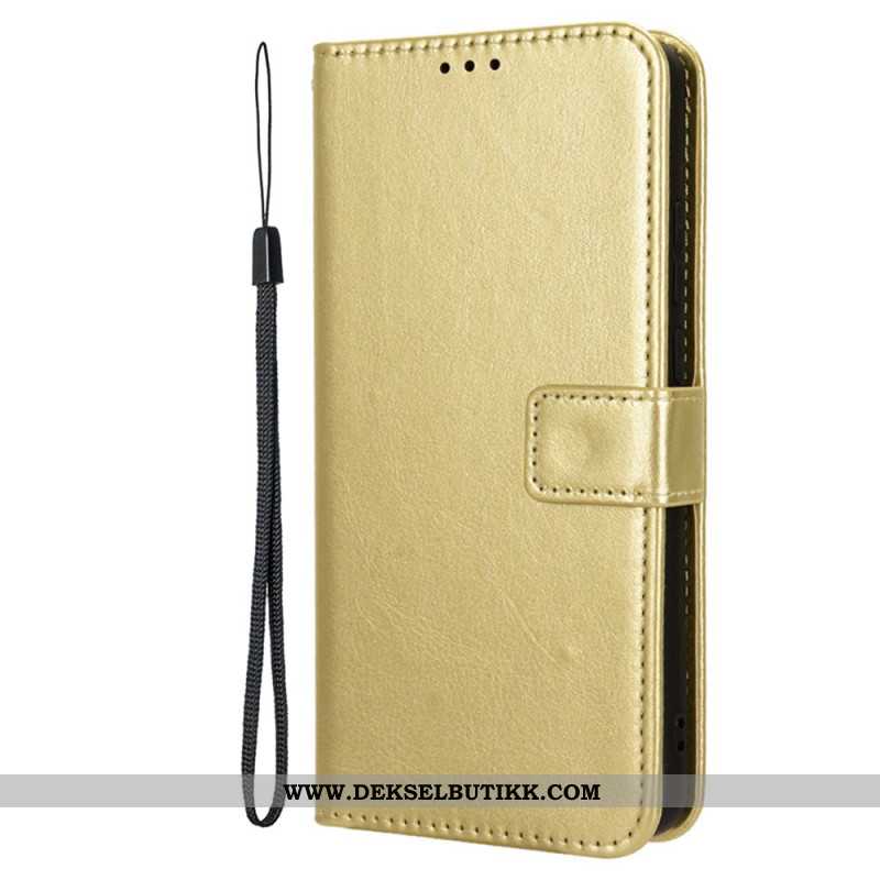 Folio Deksel Xiaomi Redmi Note 14 Pro 5g Prangende Kunstskinn Beskyttelse Deksel