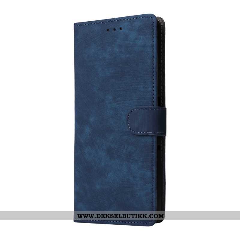 Folio Deksel Xiaomi Redmi Note 14 Pro 5g Variant Av Semsket Skinn