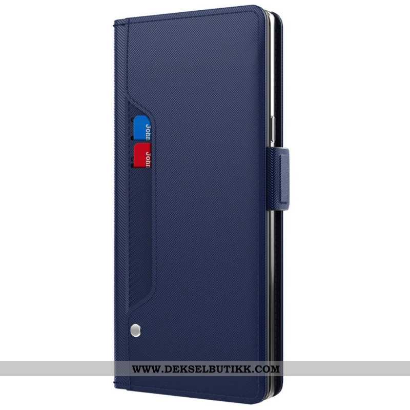 Folio Deksel Xiaomi Redmi Note 14 Pro Plus 5g Avtakbar Kortholder Og Speil