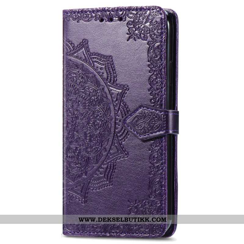 Folio Deksel Xiaomi Redmi Note 14 Pro Plus 5g Barokk Mandala Beskyttelse Deksel