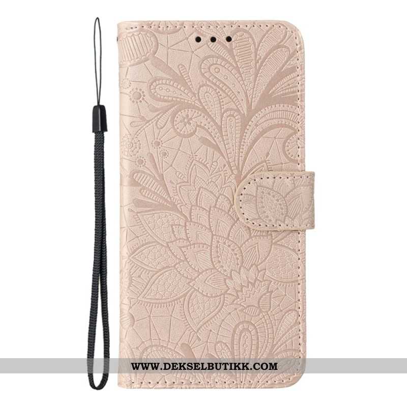 Folio Deksel Xiaomi Redmi Note 14s Blomsterblonder
