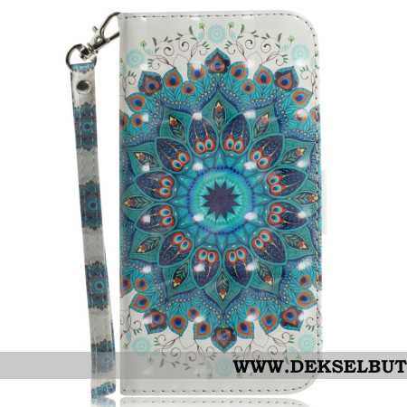 Folio Deksel Xiaomi Redmi Note 14s Grønn Mandala Med Snor