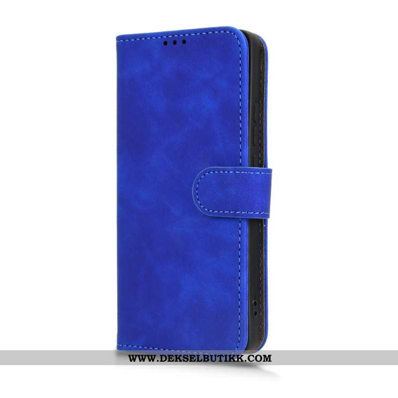 Folio Deksel Xiaomi Redmi Note 14s Semsket Skinneffekt Beskyttelse Deksel