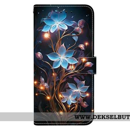 Folio Deksel Xiaomi Redmi Note 14s Små Blomster Beskyttelse Deksel