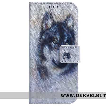 Folio Deksel Xiaomi Redmi Note 15 5g Akvarellulv Beskyttelse Deksel