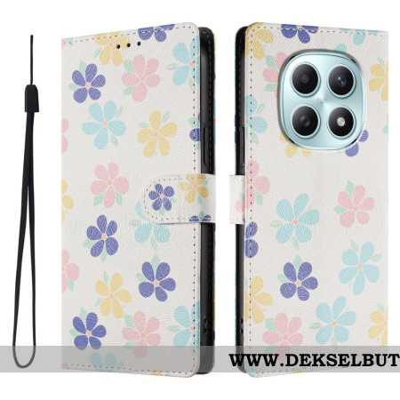 Folio Deksel Xiaomi Redmi Note 15 5g Fargerike Blomster Beskyttelse Deksel