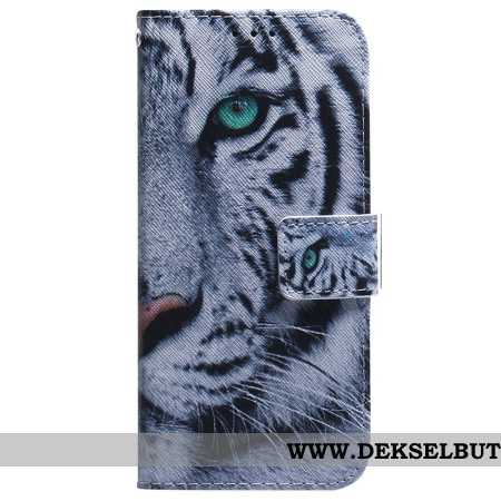 Folio Deksel Xiaomi Redmi Note 15 5g Hvit Tiger