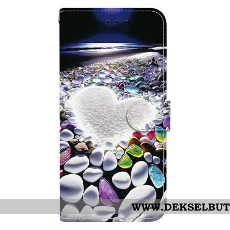 Folio Deksel Xiaomi Redmi Note 15 5g Hvitt Hjerte