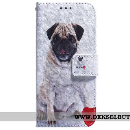 Folio Deksel Xiaomi Redmi Note 15 5g Mopshund Beskyttelse Deksel