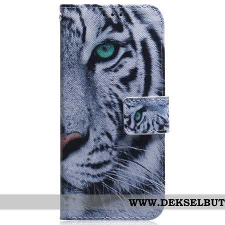 Folio Deksel Xiaomi Redmi Note 15 Pro 5g Hvit Tiger