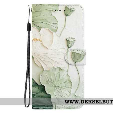 Folio Deksel Xiaomi Redmi Note 15 Pro 5g Lotusmønster