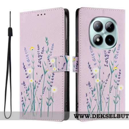 Folio Deksel Xiaomi Redmi Note 15 Pro Plus 5g Lavendelmønster Beskyttelse Deksel