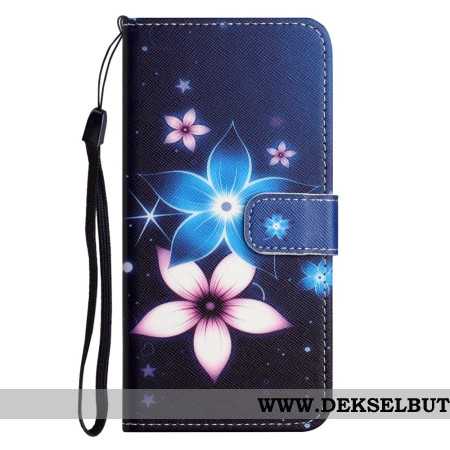 Folio Deksel Xiaomi Redmi Note 15 Pro Plus 5g Måneblomster Beskyttelse Deksel