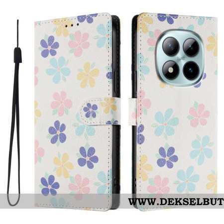 Folio Deksel Xiaomi Redmi Note 15 Pro Plus 5g Små Blomster