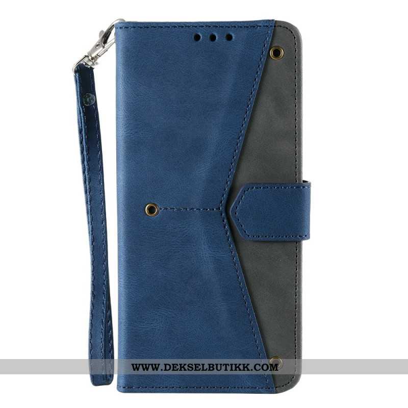 Folio Deksel Xiaomi Redmi Note 15 Pro Plus 5g Tofarget Retro-lommebok Med Stropper