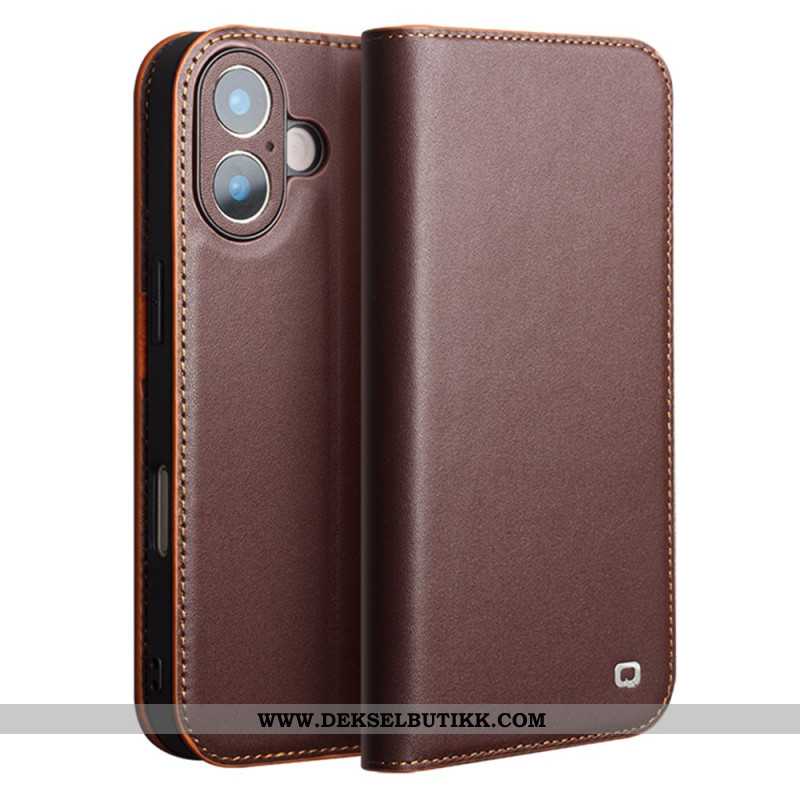 Folio Deksel iPhone 17 Qialino Lær