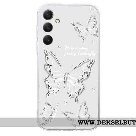 Hülle Samsung Galaxy A17 4g / 5g Handyhülle Weißer Schmetterling