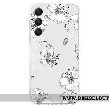 Hülle Samsung Galaxy A17 4g / 5g Weiße Blumen