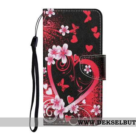 Lederhüllen Für Samsung Galaxy A17 4g / 5g Rotes Herz