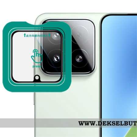 Linsebeskytter I Herdet Glass For Xiaomi 15-ramme Selvposisjonerende