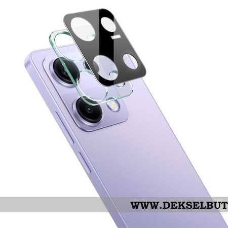 Linsebeskytter I Herdet Glass For Xiaomi Redmi Note 14s (svart Versjon)