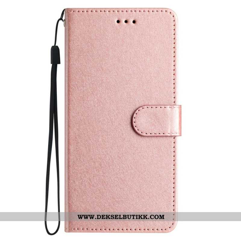 Lærdeksel Folio Deksel Oneplus 13 Mobildeksel Silketekstur