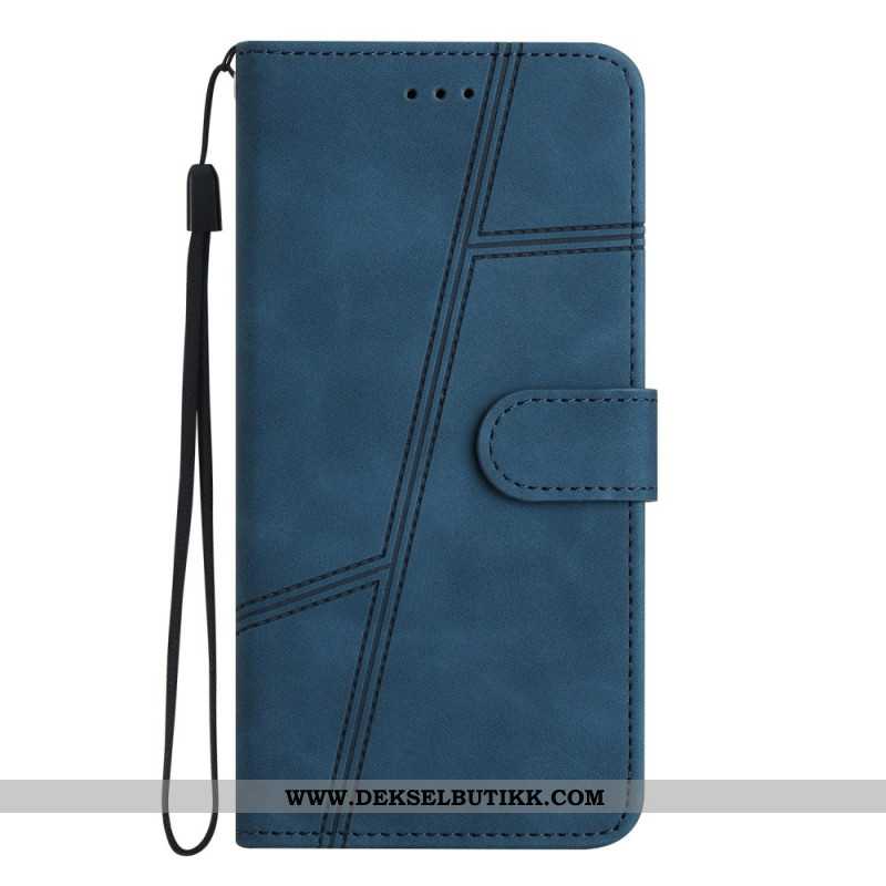 Lærdeksel Folio Deksel Oneplus 13 Striper Og Stipler