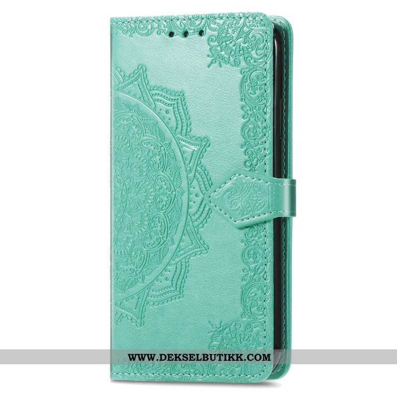 Lærdeksel Folio Deksel Oneplus Nord 4 Barokk Mandala