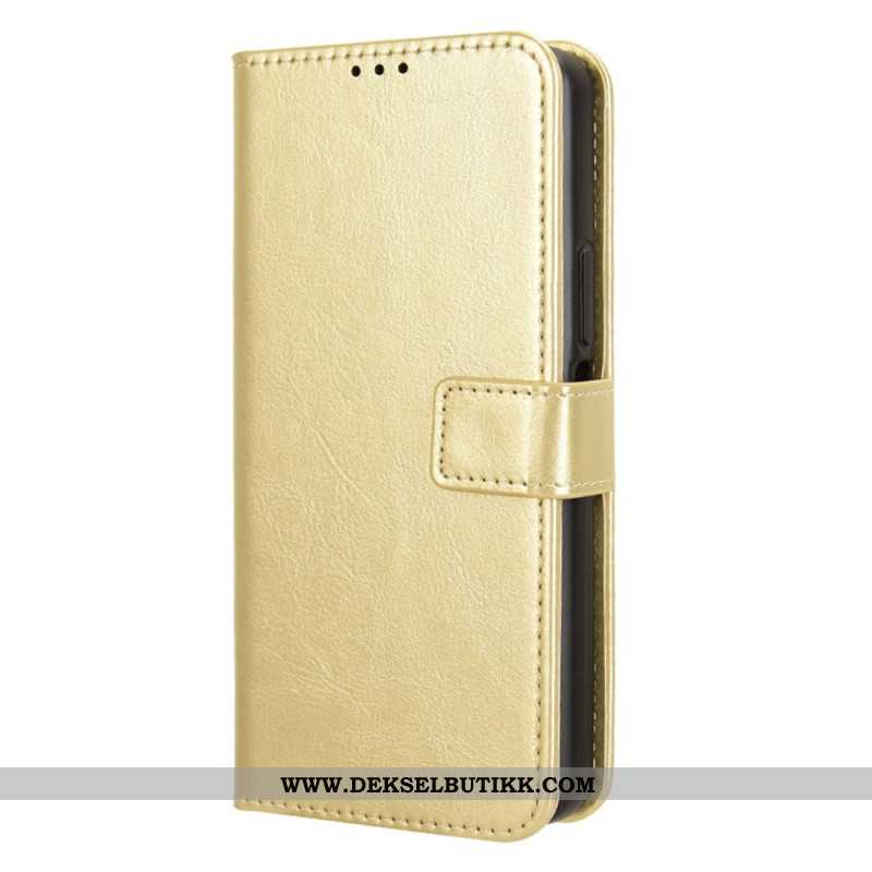 Lærdeksel Folio Deksel Oneplus Nord 4 Mobildeksel Prangende Kunstskinn