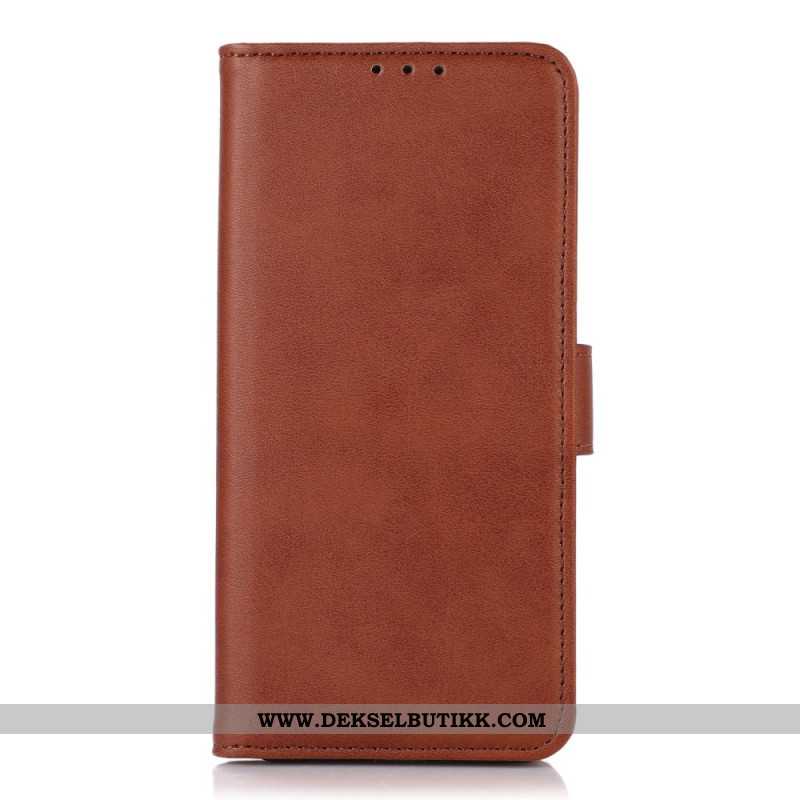 Lærdeksel Folio Deksel Oneplus Nord 4 Mobildeksel Teksturert Overflate