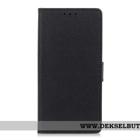 Lærdeksel Folio Deksel Oneplus Nord 5 Klassisk Svart