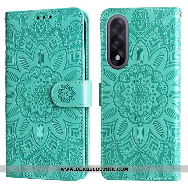 Lærdeksel Folio Deksel Oneplus Nord 5 Mobildeksel Mandala