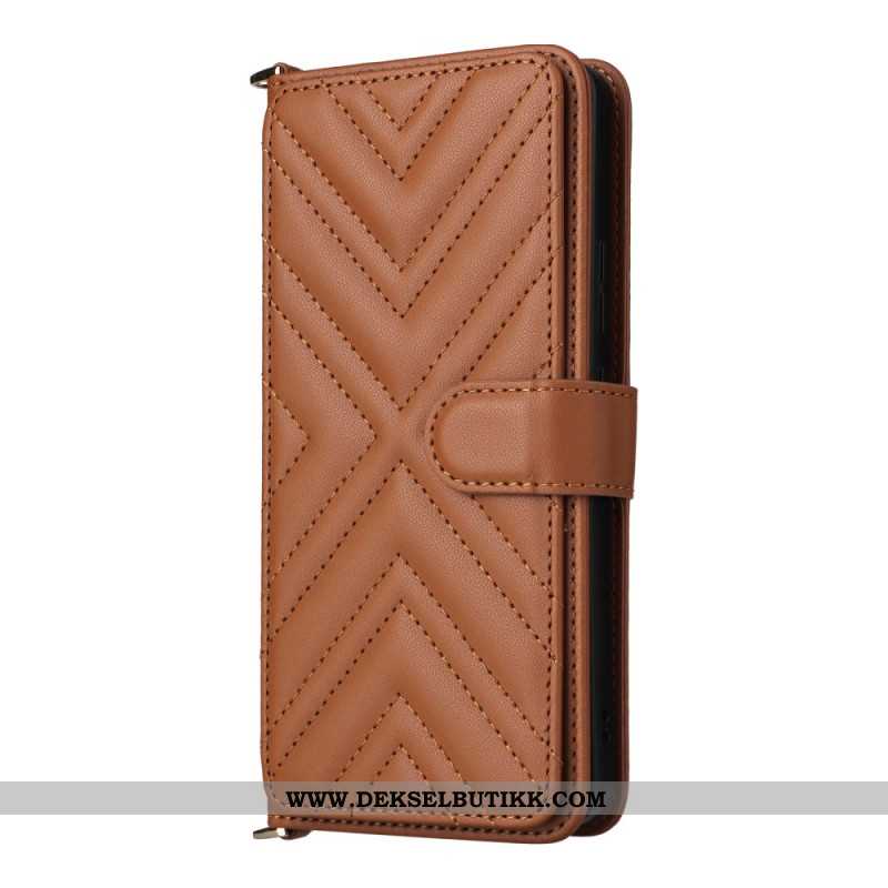 Lærdeksel Folio Deksel Oppo Reno 13f 4g / 5g / 13 Fs 5g Mobildeksel Premium Retro Skulderveske Og Sn