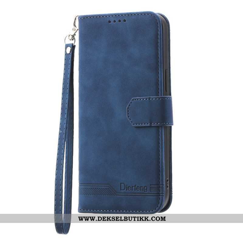 Lærdeksel Folio Deksel Oppo Reno 14 Pro 5g Mobildeksel Dierfeng