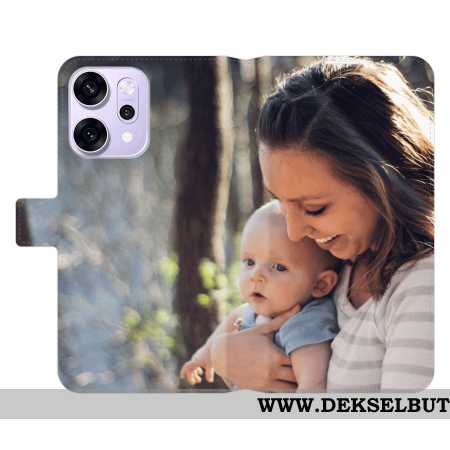 Lærdeksel Folio Deksel Oppo Reno 14 Pro 5g Mobildeksel Retro