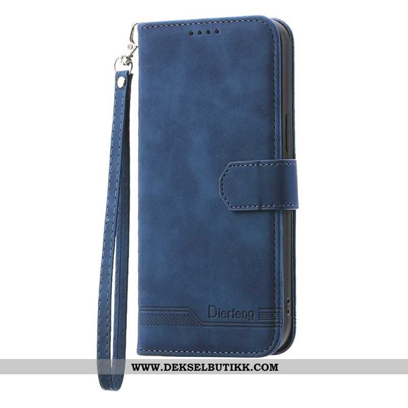 Lærdeksel Folio Deksel Samsung Galaxy A17 4g / 5g Dierfeng