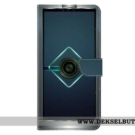 Lærdeksel Folio Deksel Samsung Galaxy A17 4g / 5g Fantasifremtidsmønster