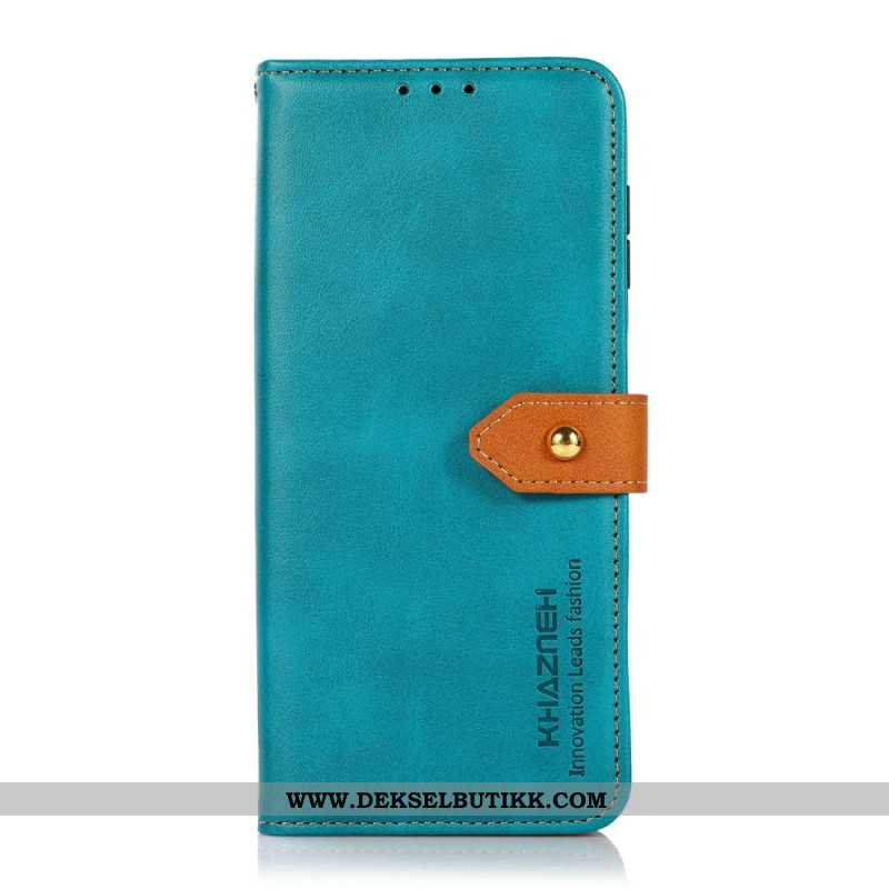 Lærdeksel Folio Deksel Samsung Galaxy A17 4g / 5g Khazneh Gulllås