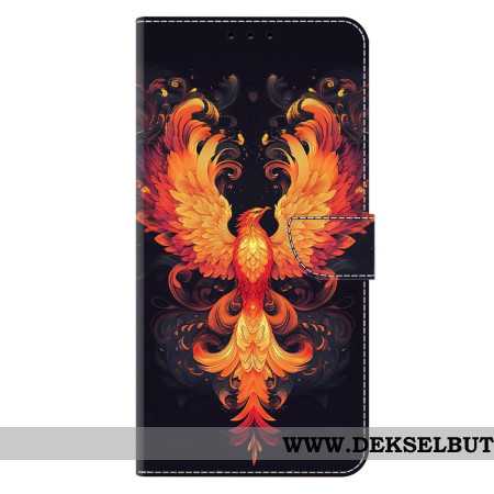 Lærdeksel Folio Deksel Samsung Galaxy A17 4g / 5g Mobildeksel Ildfugl
