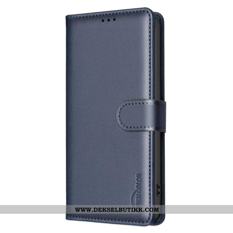 Lærdeksel Folio Deksel Samsung Galaxy S25 5g Edge Mobildeksel Binfen Color Rfid-blokkering