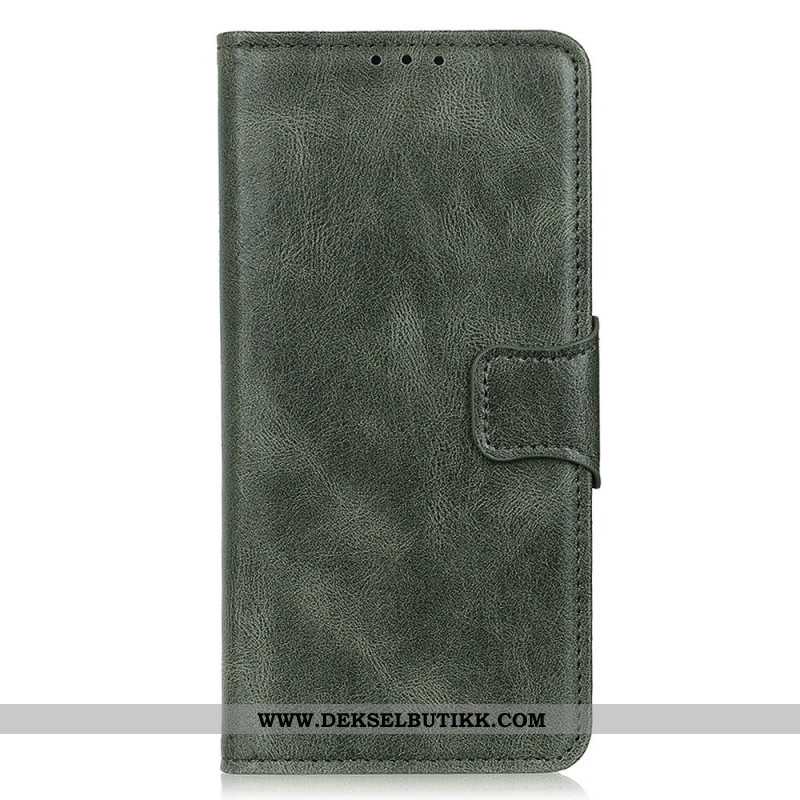 Lærdeksel Folio Deksel Samsung Galaxy S25 5g Edge Mobildeksel Brun Design